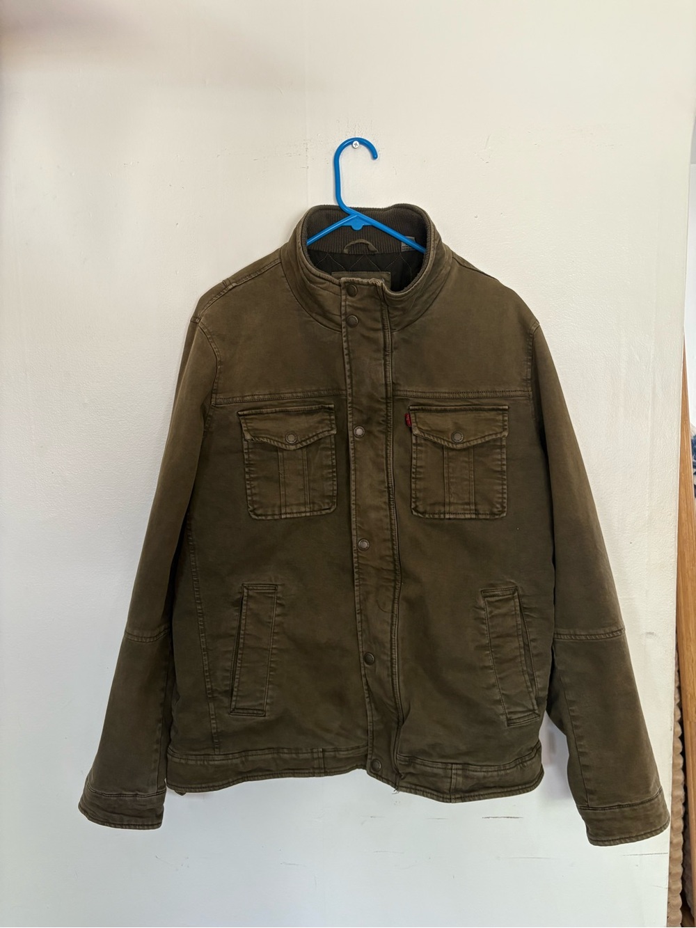 Levi’s Quilted Field Jacket - Olive Green - Large